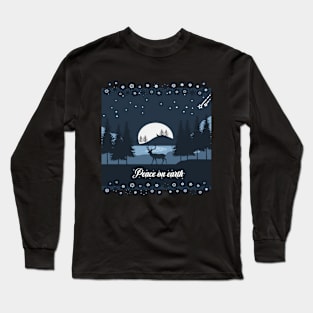 Christmas, Peace on earth Long Sleeve T-Shirt